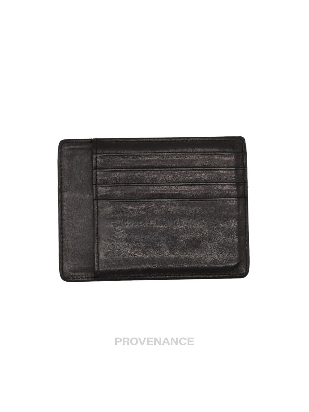 🔴 Givenchy Cardholder Wallet - Black  Leather